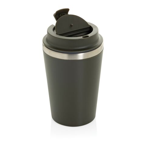 Mug 350ml à double paroi en PP recyclé RCS Java vert | sans marquage | non disponible | non disponible