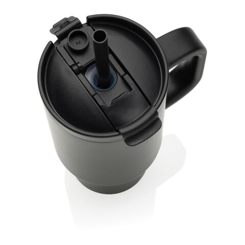 Mug 480 ml étanche en acier inoxydable recyclé RCS Cruiser noir | sans marquage | non disponible | non disponible
