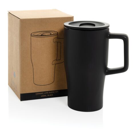 Mug quencher 490ml en céramique noir | sans marquage | non disponible | non disponible