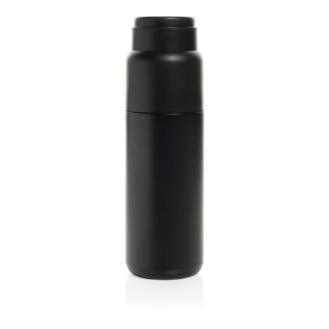 Bouteille isotherme 500ml avec tasse Thermocup RCS noir