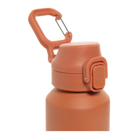 Bouteille de sport 600ML en acier recyclé RCS Via orange | sans marquage | non disponible | non disponible