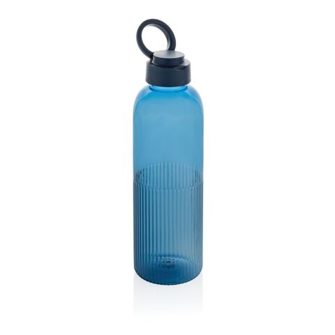 Bouteille 750ml étanche avec poignée en rPET RCS Ripple bleu | sans marquage | non disponible | non disponible