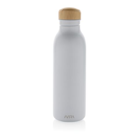 Bouteille d&#039;eau 600ml en acier Avira Alcor RCS blanc | sans marquage | non disponible | non disponible