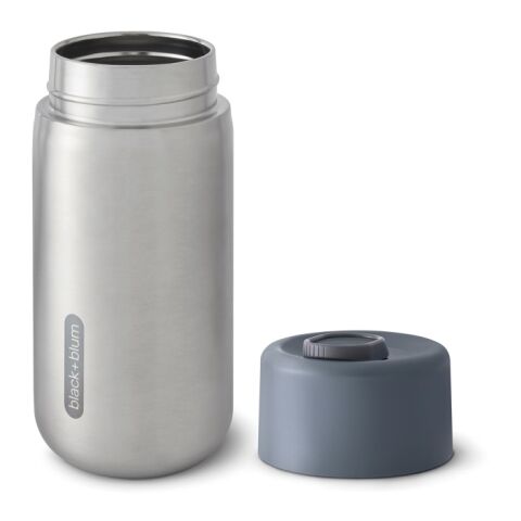 Mug de voyage 340ml étanche en acier inoxydable Black+Blum gris | sans marquage | non disponible | non disponible