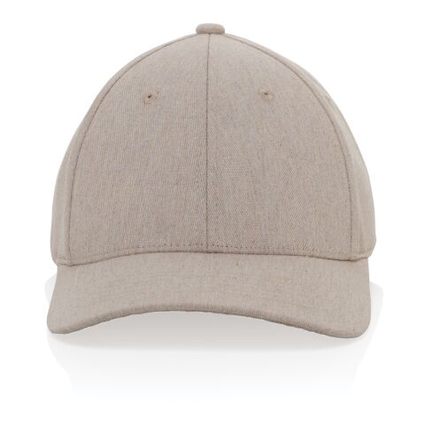 Casquette 6 panneaux 200gr chiné et recyclé AWARE™ Milo blanc | sans marquage | non disponible | non disponible | non disponible