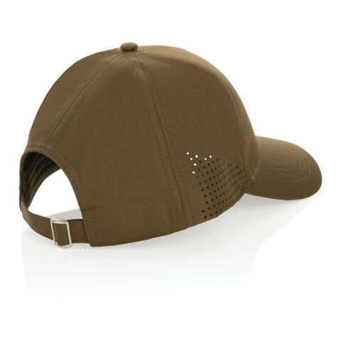 Casquette de sport 6 panneaux en rPET Impact AWARE™ vert | sans marquage | non disponible | non disponible | non disponible