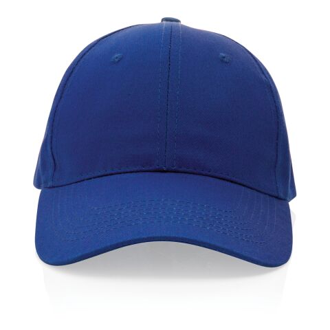 Casquette 6 panneaux en coton recyclé 190gr IMPACT bleu | sans marquage | non disponible | non disponible | non disponible | non disponible