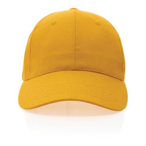 Casquette 6 panneaux en coton recyclé 190gr IMPACT jaune | sans marquage | non disponible | non disponible | non disponible | non disponible