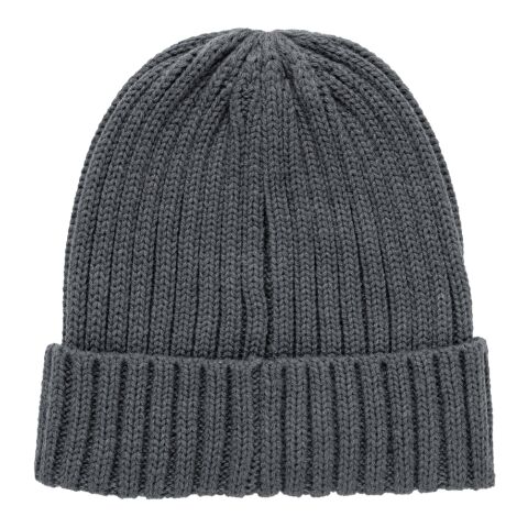 Bonnet à double côte et revers AWARE™ Polylana® Kennedi gris | sans marquage | non disponible | non disponible | non disponible