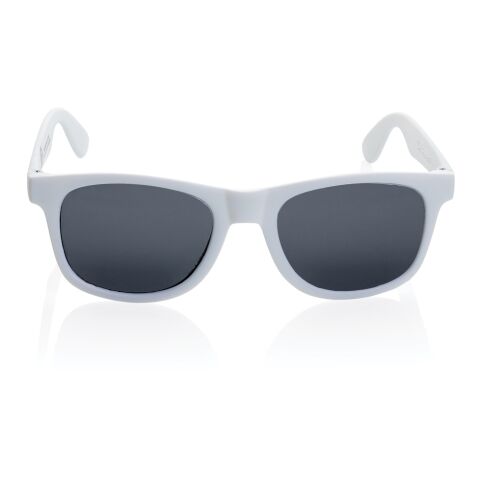 Lunettes de soleil en plastique PP recyclé GRS blanc | sans marquage | non disponible | non disponible