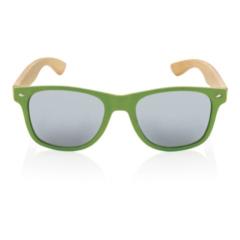 Lunettes de soleil en bambou FSC® et plastique recyclé RCS vert | sans marquage | non disponible | non disponible
