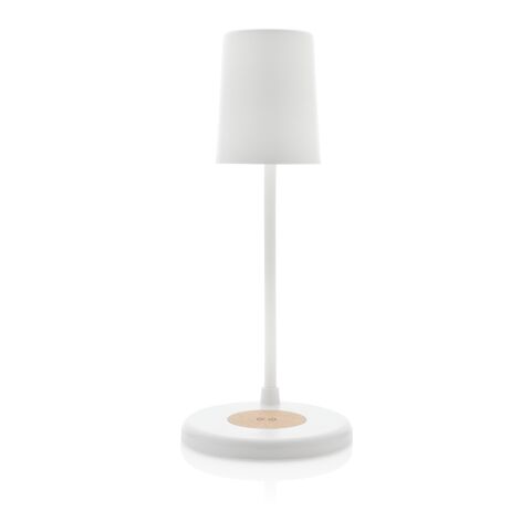 Lampe de bureau 15W en liège et plastique RCS Zenara blanc | sans marquage | non disponible | non disponible