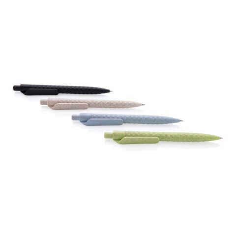Stylo en fibre de paille blanc | sans marquage | non disponible | non disponible