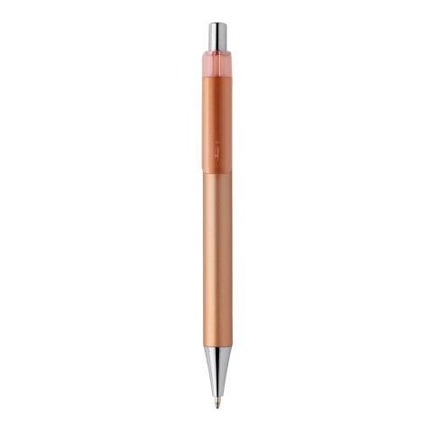 Stylo X8 finition métallique marron | sans marquage | non disponible | non disponible