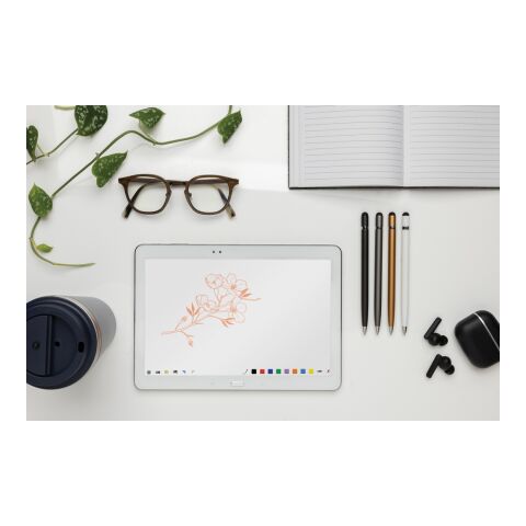 Stylo en métal épuré argent | sans marquage | non disponible | non disponible | non disponible