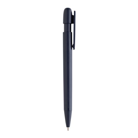 Stylo couleur uni en ABS recyclé et certifié GRS Devin bleu marine | sans marquage | non disponible | non disponible