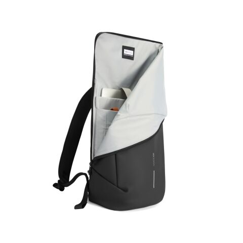 Sac à dos à rabat étanche Urban noir-gris | sans marquage | non disponible | non disponible