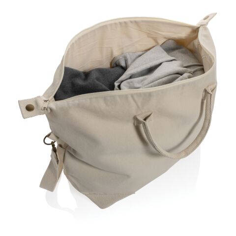 Sac week-end en toile recyclée 500 g/m² AWARE™ Kezar blanc | sans marquage | non disponible | non disponible | non disponible