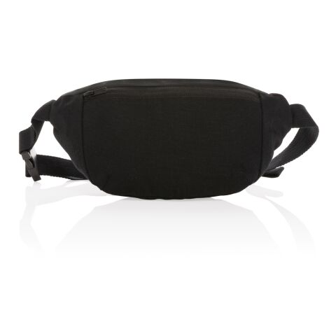 Sac banane en toile recyclé et non teintée Impact AWARE™ noir | sans marquage | non disponible | non disponible