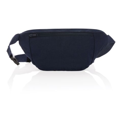 Sac banane en toile recyclé et non teintée Impact AWARE™ bleu marine | sans marquage | non disponible | non disponible