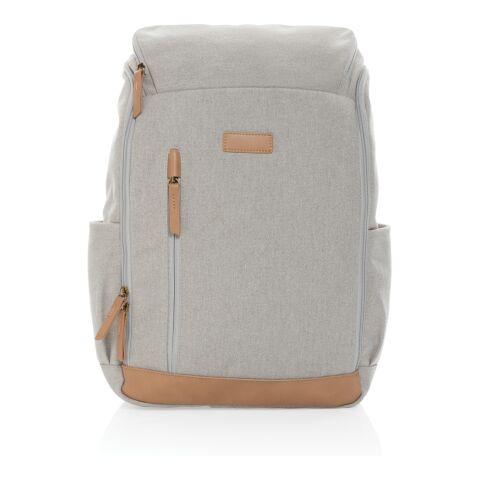 Sac à dos ordinateur Impact AWARE™ en toile 16oz recyclé gris | sans marquage | non disponible | non disponible | non disponible