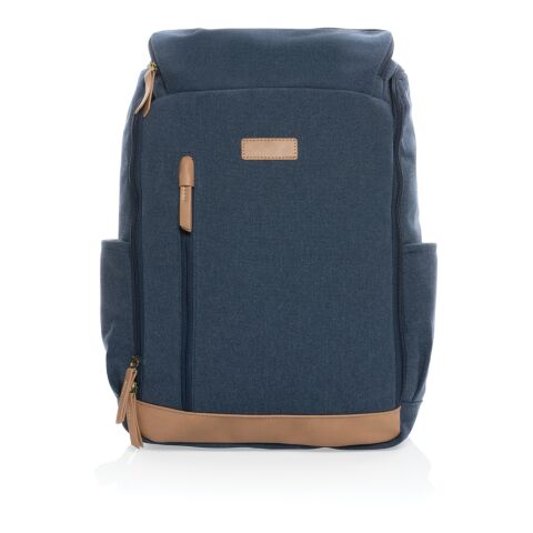 Sac à dos ordinateur Impact AWARE™ en toile 16oz recyclé bleu | sans marquage | non disponible | non disponible | non disponible