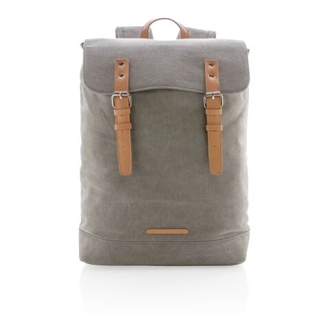 Sac à dos ordinateur en toile gris | sans marquage | non disponible | non disponible | non disponible