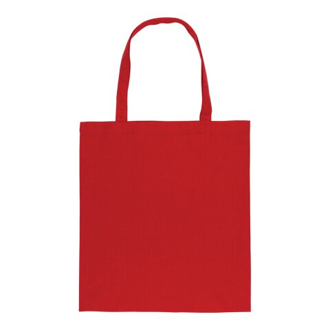 Sac tote bag en coton recyclé 145 gr Impact AWARE™ rouge | sans marquage | non disponible | non disponible | non disponible