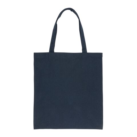 Sac tote bag en coton recyclé 145 gr Impact AWARE™ bleu marine | sans marquage | non disponible | non disponible | non disponible