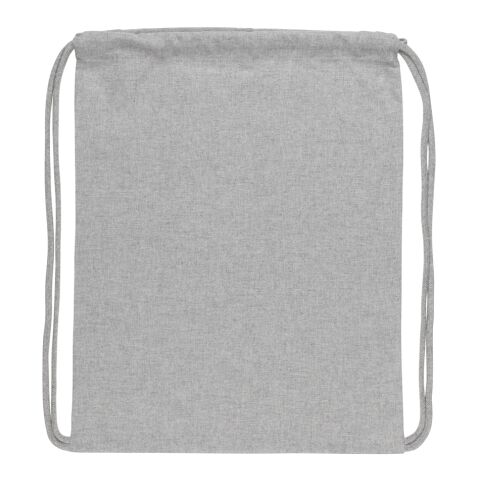 Sac à dos cordelettes en coton recyclé 145 gr Impact AWARE™ gris | sans marquage | non disponible | non disponible | non disponible