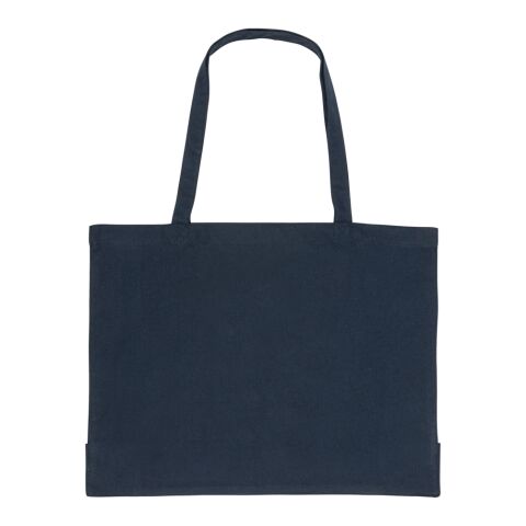 Sac shopping en coton recyclé 145 gr Impact AWARE™ bleu marine | sans marquage | non disponible | non disponible | non disponible