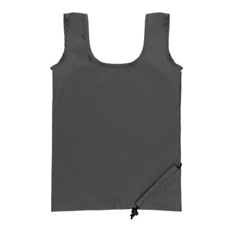 Sac shopping pliable en rPET 190T Impact AWARE™ gris | sans marquage | non disponible | non disponible | non disponible