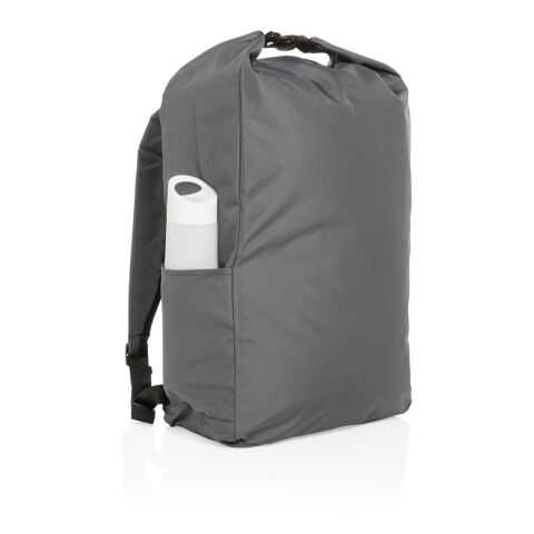 Sac à dos rolltop en rPET Impact AWARE™ gris | sans marquage | non disponible | non disponible | non disponible