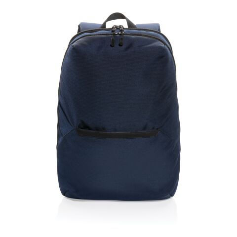 Sac à dos pour ordinateur 15,6 pouces Impact AWARE™ 1200D bleu marine-bleu | sans marquage | non disponible | non disponible | non disponible
