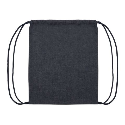 Sac à dos à cordon en denim recyclé Impact AWARE™ bleu | sans marquage | non disponible | non disponible | non disponible