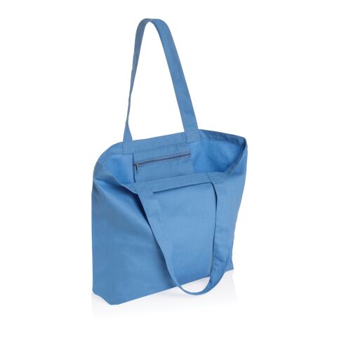 Sac shopping en toile recyclé 240g/m² Impact Aware™ Bleu Tranquille | sans marquage | non disponible | non disponible | non disponible