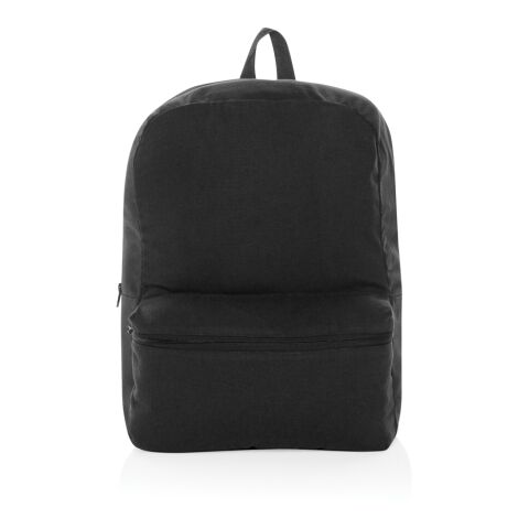 Sac à dos en toile recyclée 285g/m² non teintée Aware™ noir | sans marquage | non disponible | non disponible | non disponible