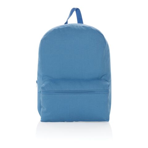 Sac à dos en toile recyclé 285 g/m² Impact Aware™ Bleu Tranquille | sans marquage | non disponible | non disponible | non disponible