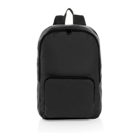 Sac à dos classique pliable en rPET AWARE™ Dillon noir | sans marquage | non disponible | non disponible | non disponible