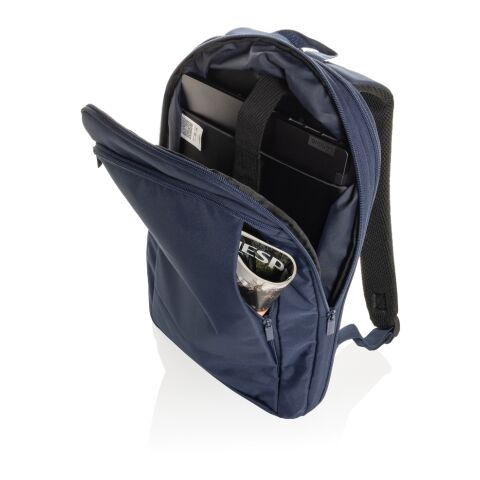 Sac à dos ordinateur 15,6 extensible en rPET Aware™ Flexpack bleu marine | sans marquage | non disponible | non disponible