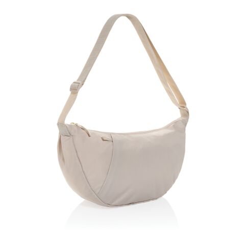 Sac bandoulière XL en rPET AWARE™ Crescent gris | sans marquage | non disponible | non disponible | non disponible