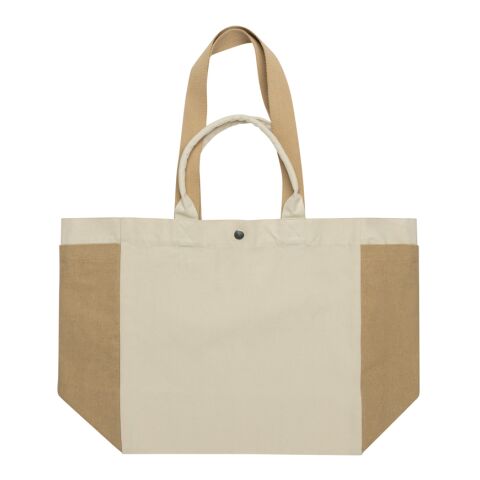 Sac shopping en toile recyclée 400 g/m² BEAU AWARE™ blanc