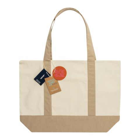 Sac cabas 350gsm en coton recyclé AWARE™ SHOP LOCAL blanc | sans marquage | non disponible | non disponible | non disponible