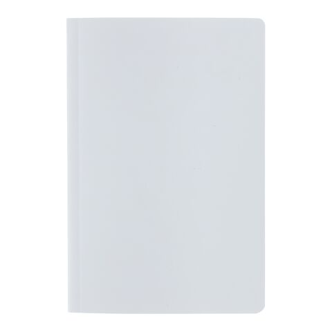 Carnet de notes A5 à couverture souple en papier minéral IMP blanc | sans marquage | non disponible | non disponible