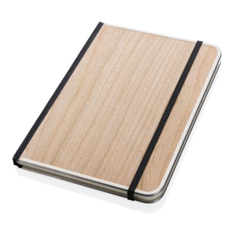 Carnet A5 couverture imprimé bois Treeline marron | sans marquage | non disponible | non disponible