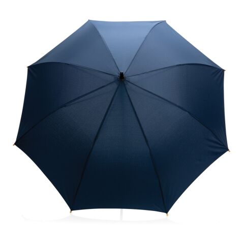 Parapluie 23" en rPET et bambou ouverture auto Impact AWARE™ bleu marine | sans marquage | non disponible | non disponible