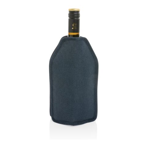 Housse réfrigérante à vin Vino en rPET AWARE™ bleu marine