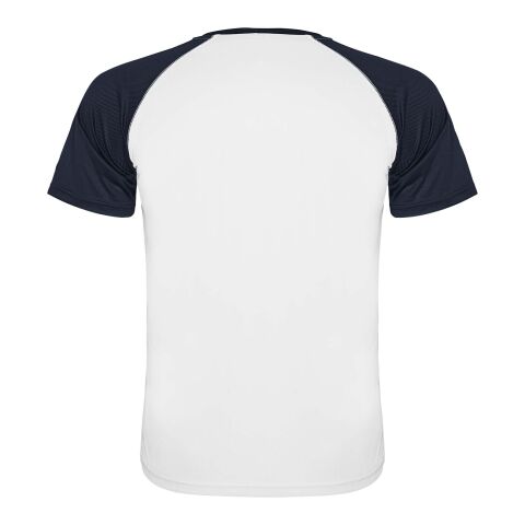 T-shirt de sport Indianapolis à manches courtes unisexe Standard | Blanc-Navy Blue | roly- | sans marquage | non disponible | non disponible | non disponible