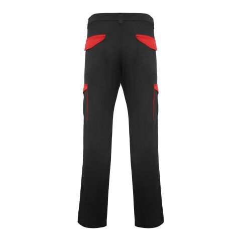 Pantalon de travail Trooper de 250&nbsp;g/m2 Standard | Noir-Rouge | 48 | sans marquage | non disponible | non disponible | non disponible