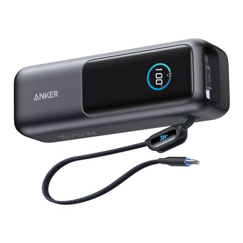 Powerbank 25.000 mAh et 165 W avec câble intégré Anker gris-noir | sans marquage | non disponible | non disponible